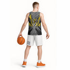 Richmond Tigers Australian Football Basketball Jersey Fierce Tiger Mascot - Bold Team Colors