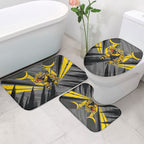 Richmond Tigers Australian Football Bathroom Set Fierce Tiger Mascot - Bold Team Colors