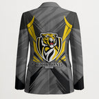 Richmond Tigers Australian Football Blazer Fierce Tiger Mascot - Bold Team Colors