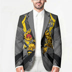 Richmond Tigers Australian Football Blazer Fierce Tiger Mascot - Bold Team Colors