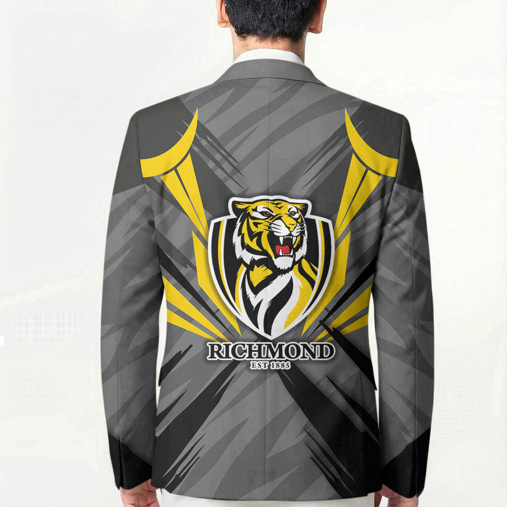 Richmond Tigers Australian Football Blazer Fierce Tiger Mascot - Bold Team Colors