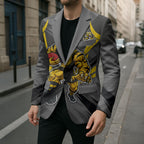 Richmond Tigers Australian Football Blazer Fierce Tiger Mascot - Bold Team Colors