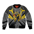 Richmond Tigers Australian Football Bomber Jacket Fierce Tiger Mascot - Bold Team Colors