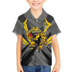 Richmond Tigers Australian Football Hawaiian Shirt Fierce Tiger Mascot - Bold Team Colors
