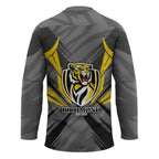 Richmond Tigers Australian Football Hockey Jersey Fierce Tiger Mascot - Bold Team Colors