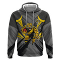 Richmond Tigers Australian Football Hoodie Fierce Tiger Mascot - Bold Team Colors