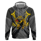 Richmond Tigers Australian Football Hoodie Fierce Tiger Mascot - Bold Team Colors