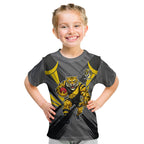 Richmond Tigers Australian Football Kid T Shirt Fierce Tiger Mascot - Bold Team Colors