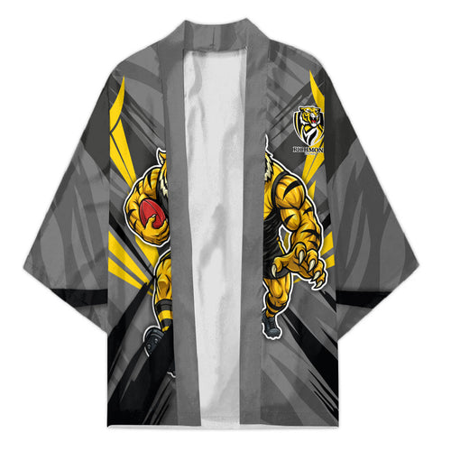 Richmond Tigers Australian Football Kimono Fierce Tiger Mascot - Bold Team Colors
