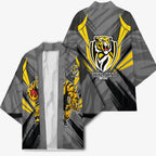Richmond Tigers Australian Football Kimono Fierce Tiger Mascot - Bold Team Colors