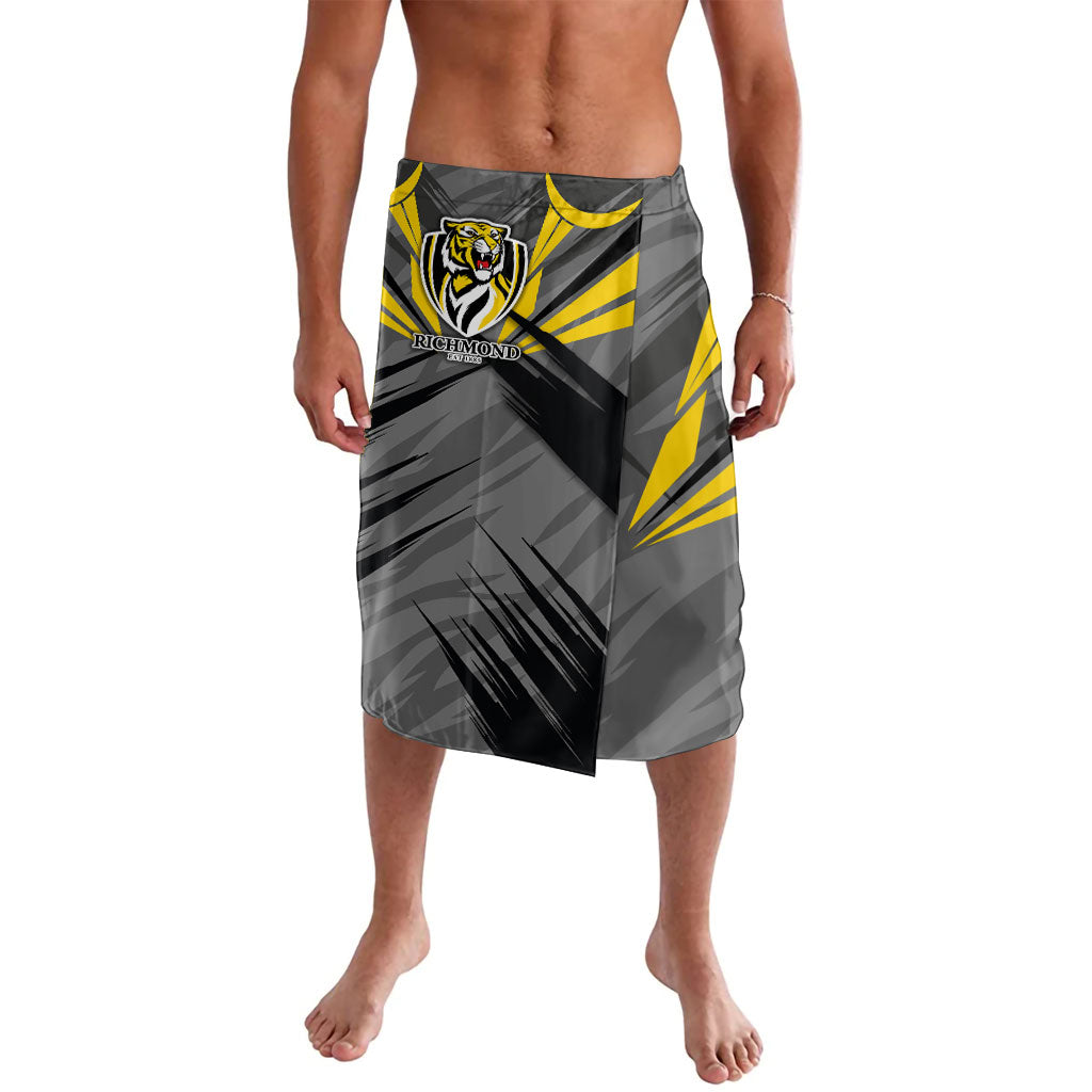 Richmond Tigers Australian Football Lavalava Fierce Tiger Mascot - Bold Team Colors