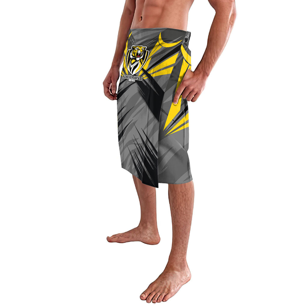 Richmond Tigers Australian Football Lavalava Fierce Tiger Mascot - Bold Team Colors