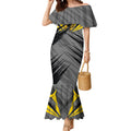 Richmond Tigers Australian Football Mermaid Dress Fierce Tiger Mascot - Bold Team Colors