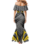 Richmond Tigers Australian Football Mermaid Dress Fierce Tiger Mascot - Bold Team Colors