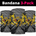 Richmond Tigers Australian Football Neck Gaiter Fierce Tiger Mascot - Bold Team Colors