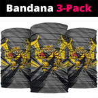 Richmond Tigers Australian Football Neck Gaiter Fierce Tiger Mascot - Bold Team Colors