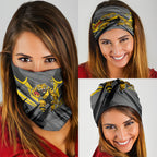 Richmond Tigers Australian Football Neck Gaiter Fierce Tiger Mascot - Bold Team Colors