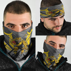 Richmond Tigers Australian Football Neck Gaiter Fierce Tiger Mascot - Bold Team Colors