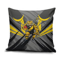 Richmond Tigers Australian Football Pillow Cover Fierce Tiger Mascot - Bold Team Colors