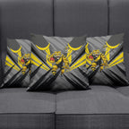 Richmond Tigers Australian Football Pillow Cover Fierce Tiger Mascot - Bold Team Colors