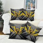 Richmond Tigers Australian Football Pillow Cover Fierce Tiger Mascot - Bold Team Colors