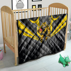 Richmond Tigers Australian Football Quilt Fierce Tiger Mascot - Bold Team Colors