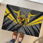 Richmond Tigers Australian Football Rubber Doormat Fierce Tiger Mascot - Bold Team Colors