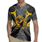 Richmond Tigers Australian Football Rugby Jersey Fierce Tiger Mascot - Bold Team Colors