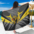 Richmond Tigers Australian Football Sarong Fierce Tiger Mascot - Bold Team Colors