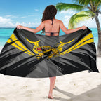 Richmond Tigers Australian Football Sarong Fierce Tiger Mascot - Bold Team Colors
