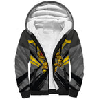 Richmond Tigers Australian Football Sherpa Hoodie Fierce Tiger Mascot - Bold Team Colors