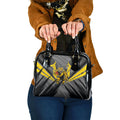 Richmond Tigers Australian Football Shoulder Handbag Fierce Tiger Mascot - Bold Team Colors