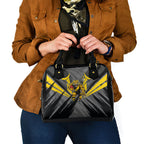 Richmond Tigers Australian Football Shoulder Handbag Fierce Tiger Mascot - Bold Team Colors