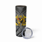 Richmond Tigers Australian Football Skinny Tumbler Fierce Tiger Mascot - Bold Team Colors
