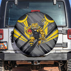 Richmond Tigers Australian Football Spare Tire Cover Fierce Tiger Mascot - Bold Team Colors