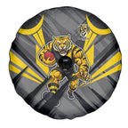 Richmond Tigers Australian Football Spare Tire Cover Fierce Tiger Mascot - Bold Team Colors