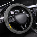 Richmond Tigers Australian Football Steering Wheel Cover Fierce Tiger Mascot - Bold Team Colors