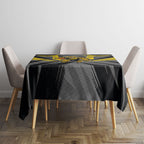 Richmond Tigers Australian Football Tablecloth Fierce Tiger Mascot - Bold Team Colors