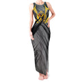 Richmond Tigers Australian Football Tank Maxi Dress Fierce Tiger Mascot - Bold Team Colors