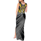 Richmond Tigers Australian Football Tank Maxi Dress Fierce Tiger Mascot - Bold Team Colors