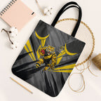 Richmond Tigers Australian Football Tote Bag Fierce Tiger Mascot - Bold Team Colors