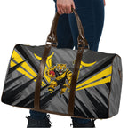 Richmond Tigers Australian Football Travel Bag Fierce Tiger Mascot - Bold Team Colors