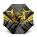 Richmond Tigers Australian Football Umbrella Fierce Tiger Mascot - Bold Team Colors