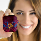 Brisbane Lions Australian Football AirPods Case Powerful Lion Mascot - Bold Team Colors