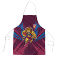 Brisbane Lions Australian Football Apron Powerful Lion Mascot - Bold Team Colors