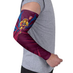 Brisbane Lions Australian Football Arm Sleeves Powerful Lion Mascot - Bold Team Colors