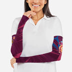 Brisbane Lions Australian Football Arm Sleeves Powerful Lion Mascot - Bold Team Colors