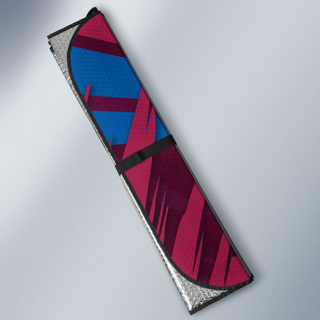 Brisbane Lions Australian Football Auto Sun Shade Powerful Lion Mascot - Bold Team Colors