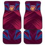 Brisbane Lions Australian Football Car Mats Powerful Lion Mascot - Bold Team Colors