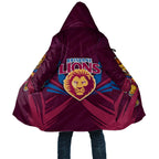 Brisbane Lions Australian Football Cloak Powerful Lion Mascot - Bold Team Colors